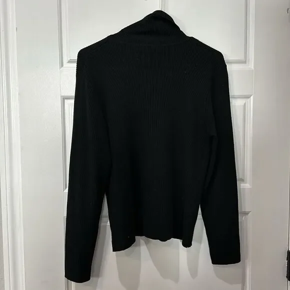 Vintage Silk / Rayon / Nylon Turtleneck Sweater - Picture 2 of 3